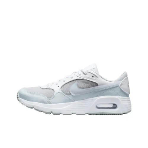 Nike Air Max SC Устойчивый к истиранию Низкий Топ Детские Беговые Кроссовки Белый Подростки