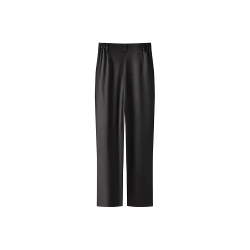 LUOZI Мужские повседневные черные штаны