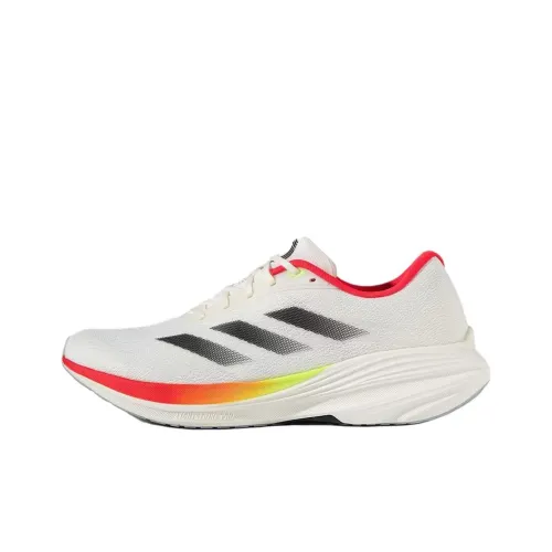 Adidas ETHER LITE Устойчивый к истиранию Дышащие Низкие Беговые кроссовки Унисекс Белый Черный Красный