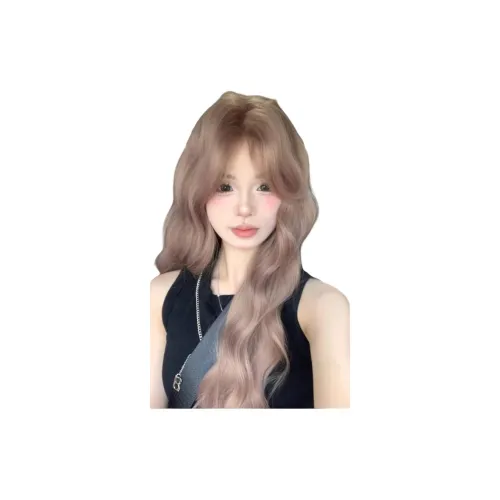 Gentle Welcome Перука Женская Элегантность Длинная Кудрявая Повседневная Трендовая в Интернете Модная Большая Волна Полная Перука для всей головы