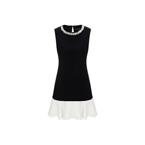 KARL LAGERFELD SS25 Без рукавов Платье Женское Черное