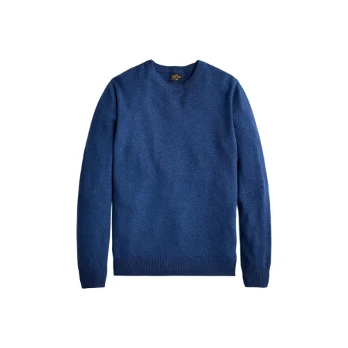 J.Crew Темно-синий Мужской кашемировый свитер