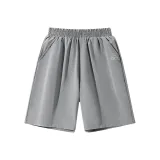 Gray/Серый Маленький логотип Вырез Белый Силикон K