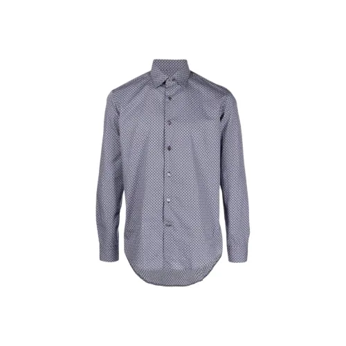 Ferragamo Серые Мужские Рубашки