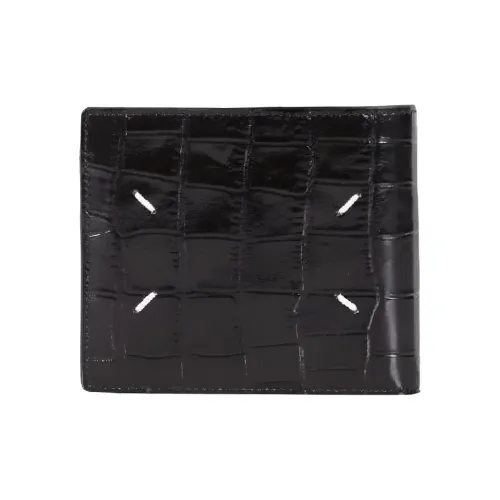 Maison Margiela Кошелек из коровьей кожи Мужской Черный