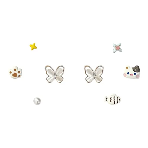 Inkopper Сплав Нижняя заколка On Серьги Женские