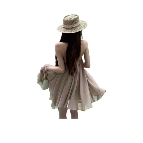 SISTER TITI Нежно-розовый Женские Слиплатья