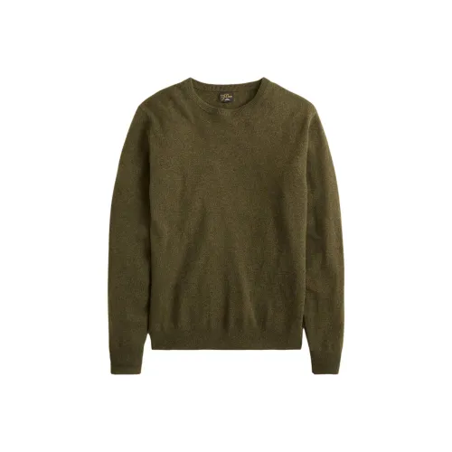 J.Crew Оливково-зеленый Мужской кашемировый свитер