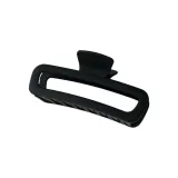 Премиум матовый текстура акула нижняя заколка - черный