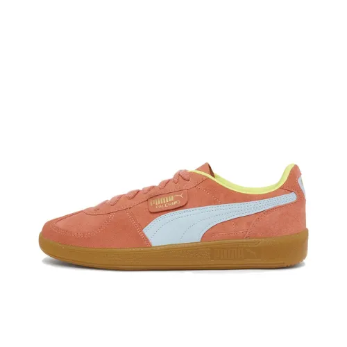 PUMA Palermo Аbrasion Resistant Дышащие Низкие Кроссовки для Скейтбординга Унисекс Оранжевые