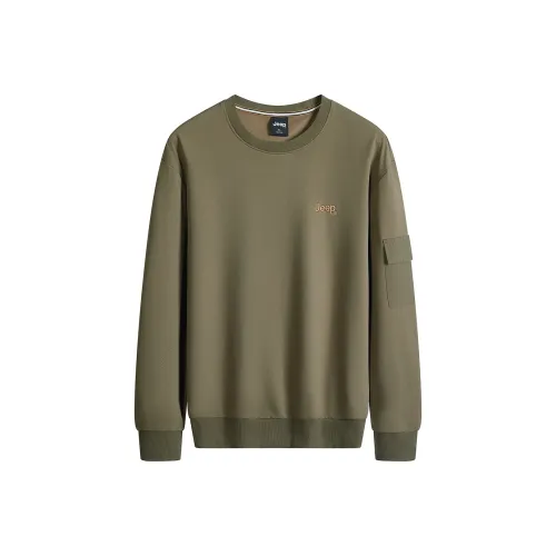 JEEP Leisure Collection Толстовка Спортивный Круглый вырез Топ Унисекс