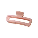 Премиум Feel Матовый Текстура Акула Нижняя Заколка - Розовый