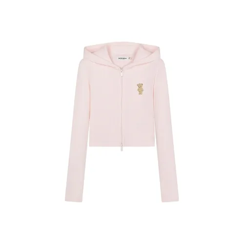 Teenie Weenie Bearnova Универсальный Однотонный Маленький логотип Модный Утонченный Вышивка Толстовка Женские