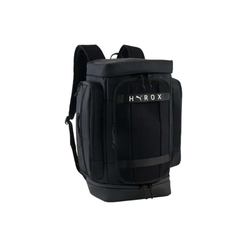 PUMA HYROX Коллаборация Переработанные материалы Рюкзак Унисекс Черный