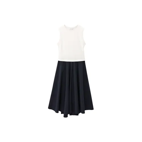 OVV Темно-синий Женские Платья без рукавов