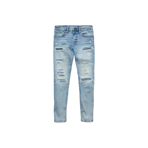 AMERICAN EAGLE Синий Мужской Джинсы