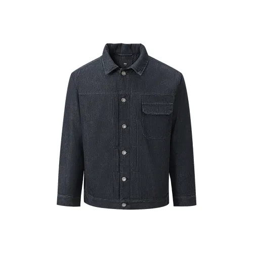 HLA Джинсовый синий 02 Мужские Куртки