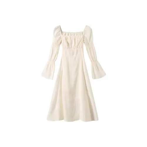 Бренд Cotton Shopping длинный рукав платье женское