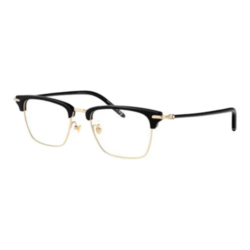 MONTBLANC Нерегулярная форма Оправы для очков Унисекс Черный