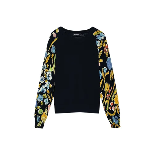 Desigual Черный с принтом женские трикотажные изделия
