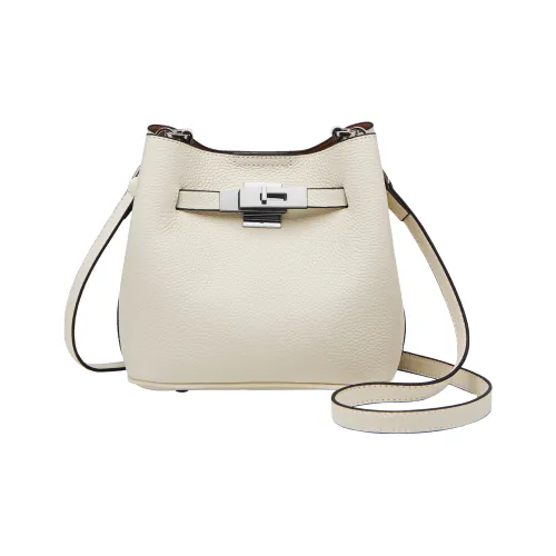 ZOOLER Сумка через плечо из коровьей кожи женская цвет экрю