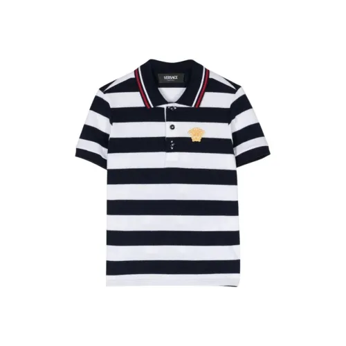 VERSACE Поло Морской Синий Детский