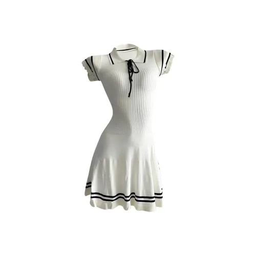 TASTILY Короткое платье с короткими рукавами женское