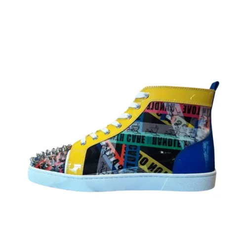 Christian Louboutin Louis Скейтборд Кроссовки Высокие Многоцветные Мужские
