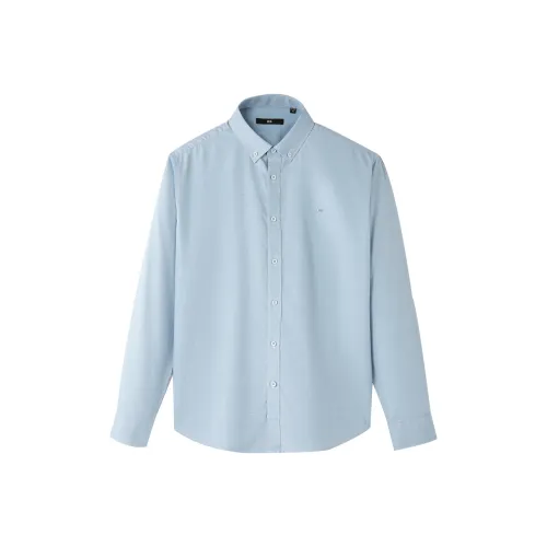 HLA Светло-зеленый 84 Мужские Рубашки