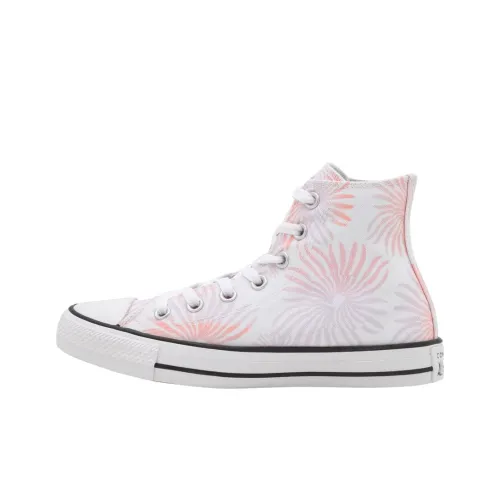 Converse Chuck Taylor All Star Износостойкие Высокие Кеды Женские Розовые Белые