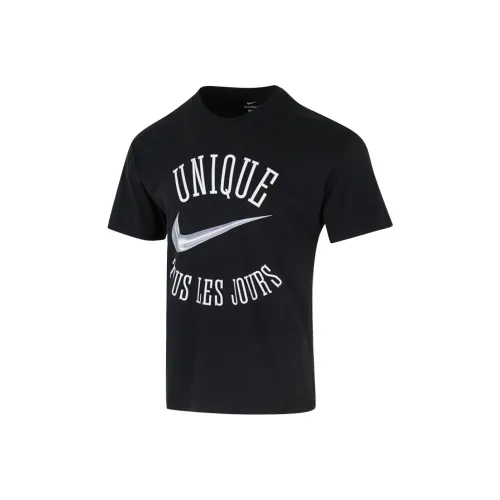 Nike Swoosh Черные Мужские T-Рубашки
