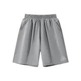 Gray/Серый Маленький логотип Вырез Белый Низ Левая сторона Силикон K