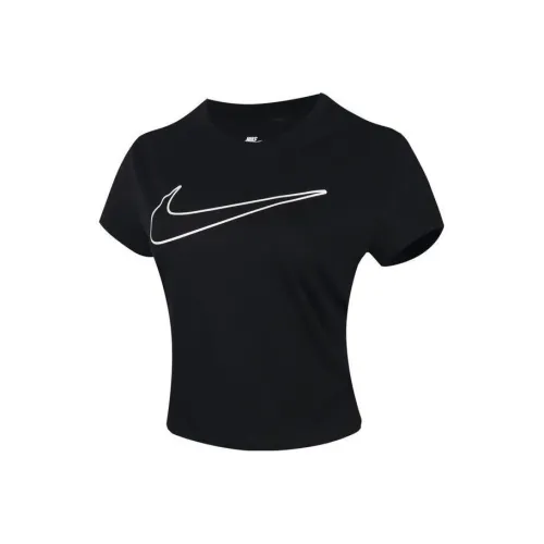 NIKE Клуб Черный Женские Футболки