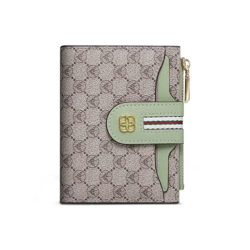 WilliamPOLO PVC Поливинилхлорид Кошелек Женские Розовый Синий Зеленый