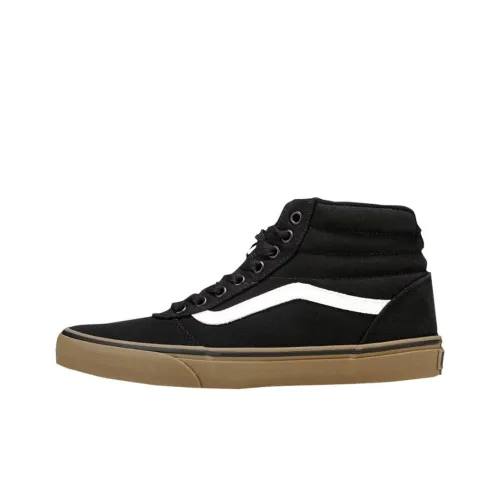 Vans Ward Аbrasion-Resistant Высокие Кроссовки для Скейтбординга Унисекс Черные