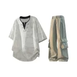 Белый + Грязно-желтый