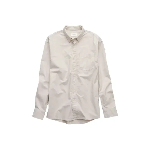 AMERICAN EAGLE Светлый хаки Мужские рубашки