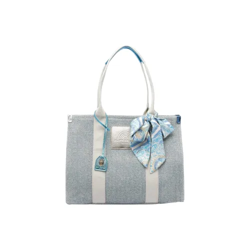 Kurt Geiger London Полипропиленовая Тоут Сумка Сумка для покупок Сумка на одно плечо Женская Синяя