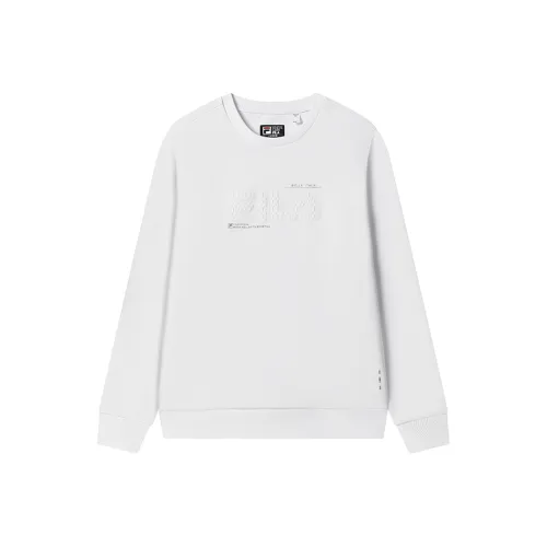 FILA Белый Пуловер Толстовка Мужской Стандартный Белый