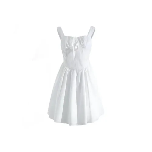 AURORA MUSE Белое платье женское слиплатье