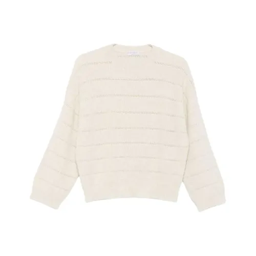 BRUNELLO CUCINELLI Бежевые Женские Свитеры
