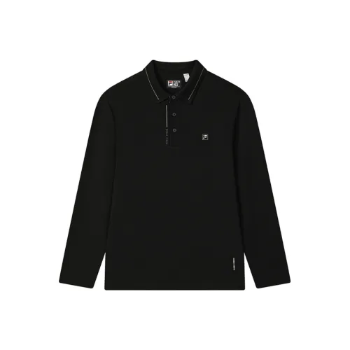 FILA Белый Глубокий Черный Мужская Поло