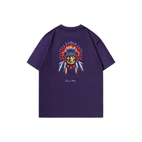 RINGSPUN Круглый вырез Короткий рукав Унисекс