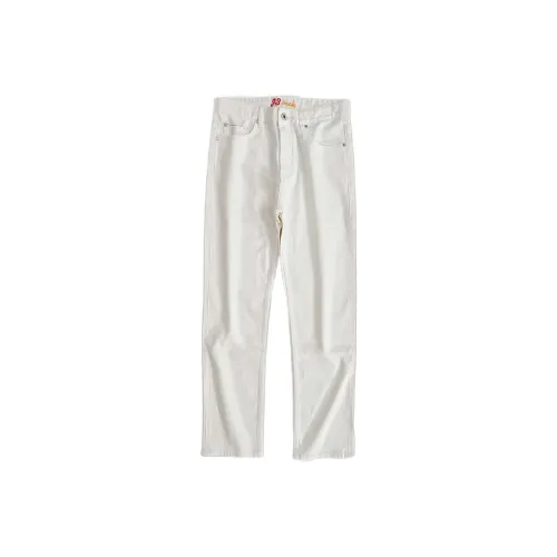 MH Белый Мужской Джинсы
