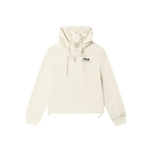 FILA ORIGINALE Пудинговый Молочный Белый Женские Толстовки