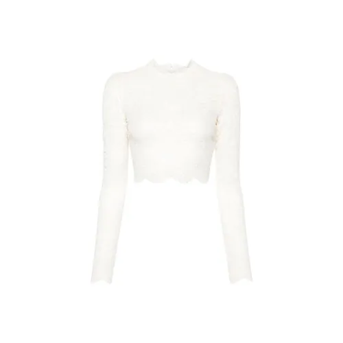 Paco Rabanne SS24 CROP TOP Женские Сливочный
