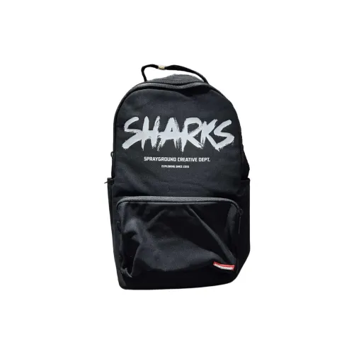 SPRAYGROUND Хлопок Рюкзак Стандартный Унисекс Черный