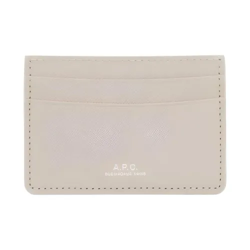 A.P.C Кожа Держатель для карт Держатель для карт Мужской Тауповый