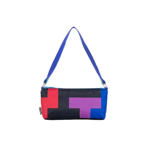 LeSportsac ×Tetris Коллаборация Ткань Сумка через плечо Маленькая Женская Многоцветная