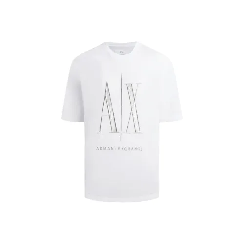ARMANI EXCHANGE Белая Мужская Футболка